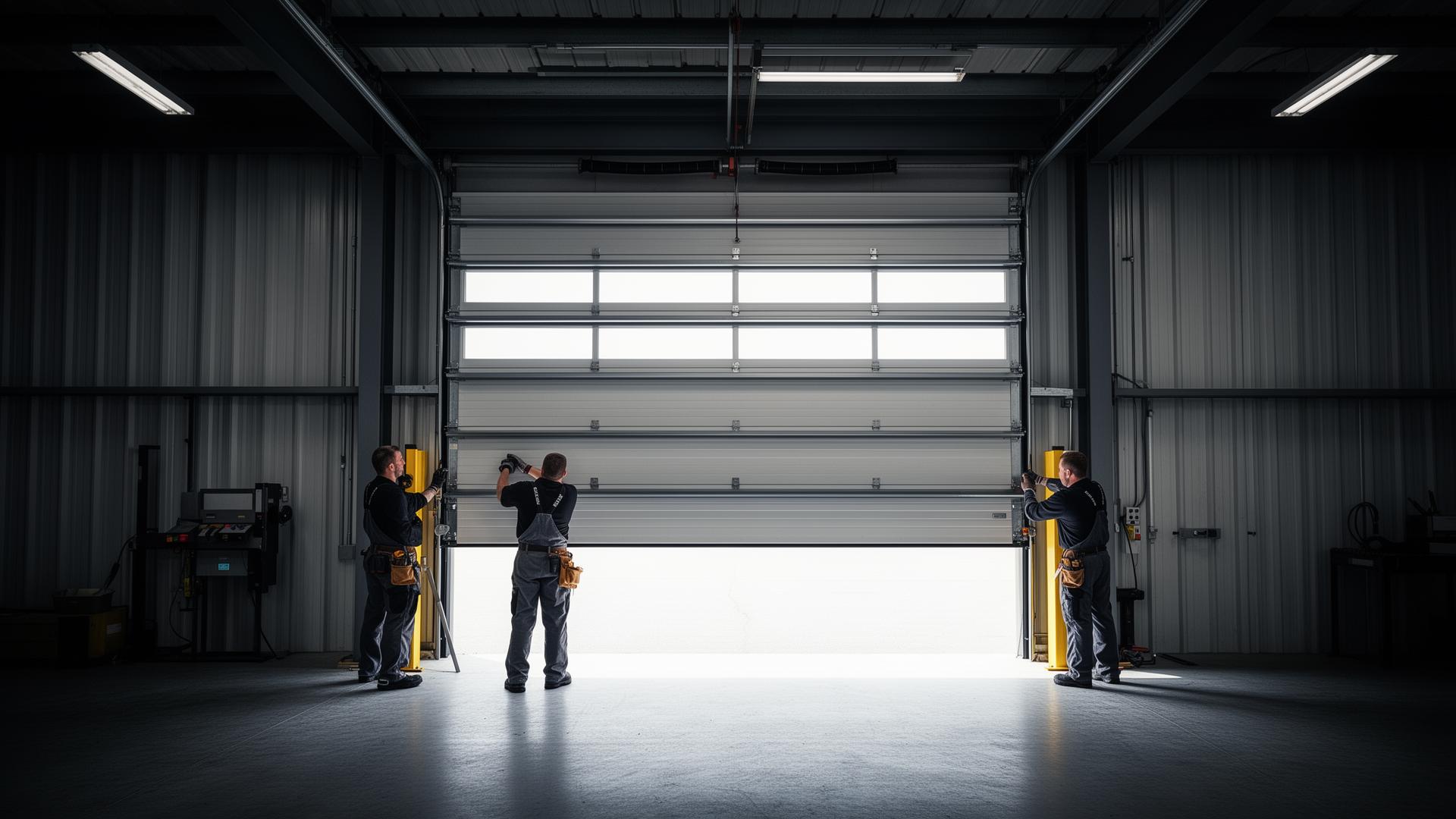 Professional garage door installation